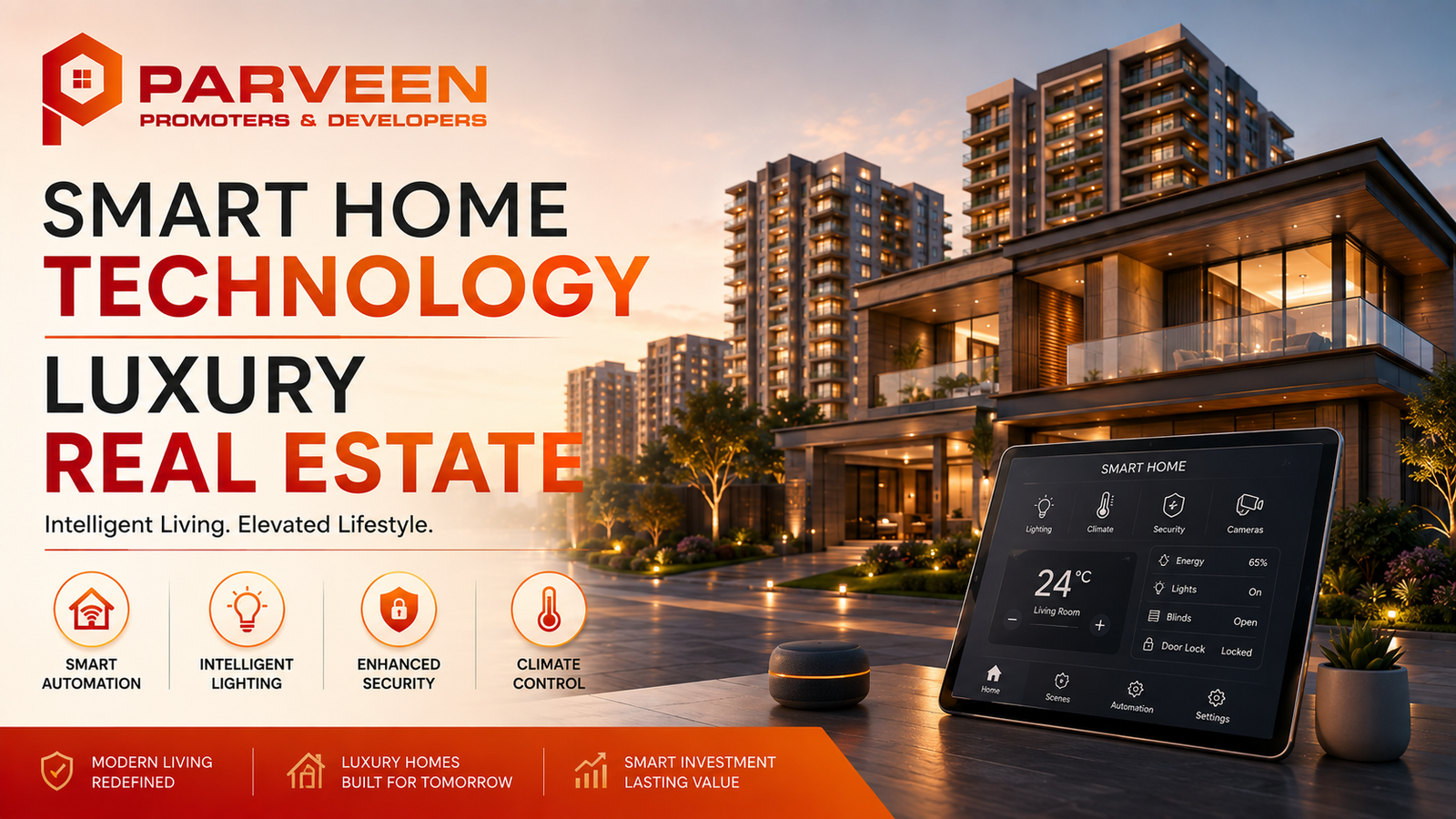 Smart Home Technology Luxury Real Estate